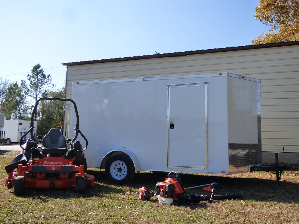 Husqvarna Z572X Kaw Zero Turn Encl Trailer Handhelds Package