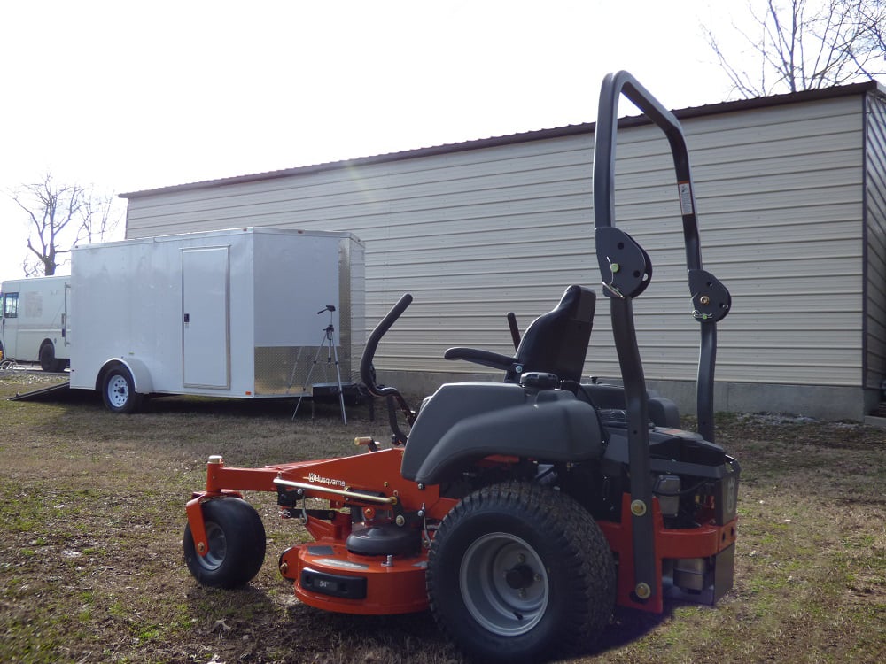 Husqvarna MZ54 Kaw 24 HP ROPS Zero Turn Mower Utility Package