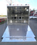 Enclosed Trailer 8.5'x28' Black Front Side