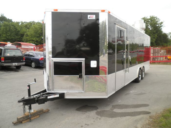 Concession Trailers 8.5'x24' Black - Event Food Vending Catering trailer