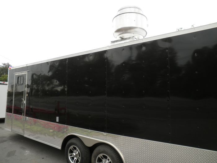 Concession Trailers 8.5'x24' Black - Event Food Vending Catering trailer