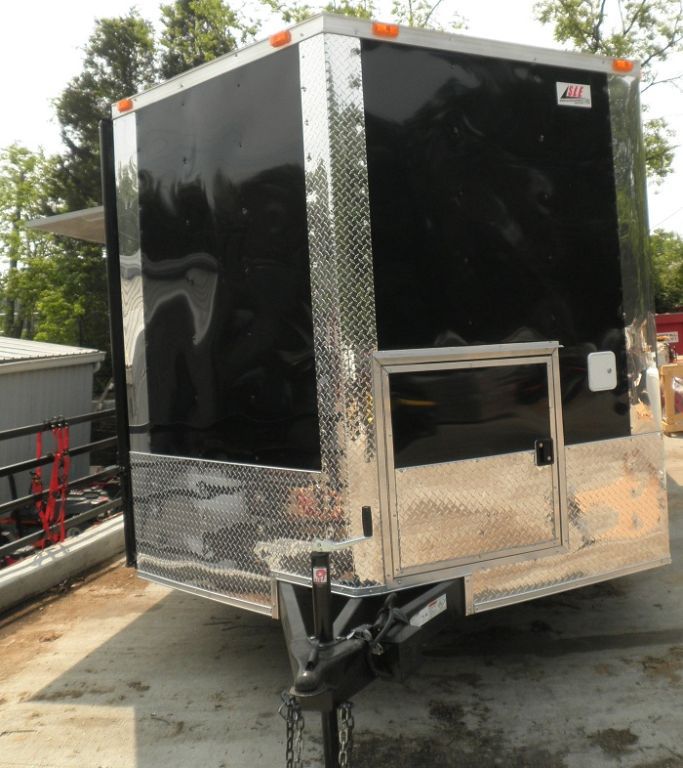 Concession Trailers 8.5'x24' Black - Event Food Vending Catering trailer