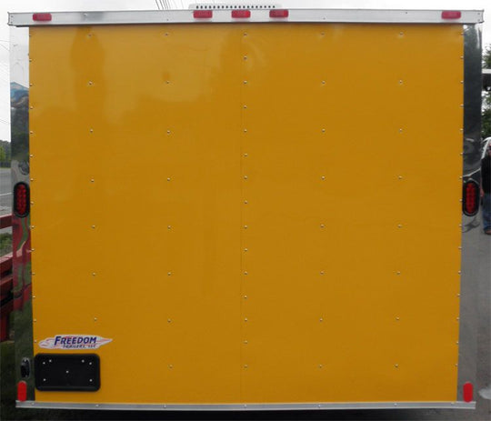 Concession Trailer 8.5'x14' Yellow White Background