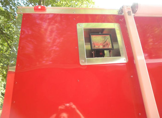 Enclosed Trailer 8.5'x26' Red - Lawn Equipment Car Motorcycle Hauler V-Nose