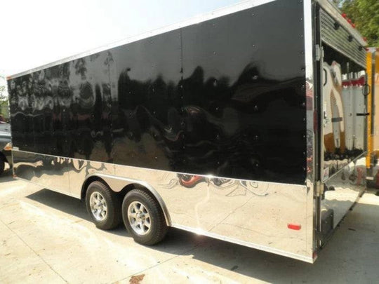 Enclosed Trailer 8.5x20 Black - Car Equipment Hauler Storage - SLE Equipment - 6