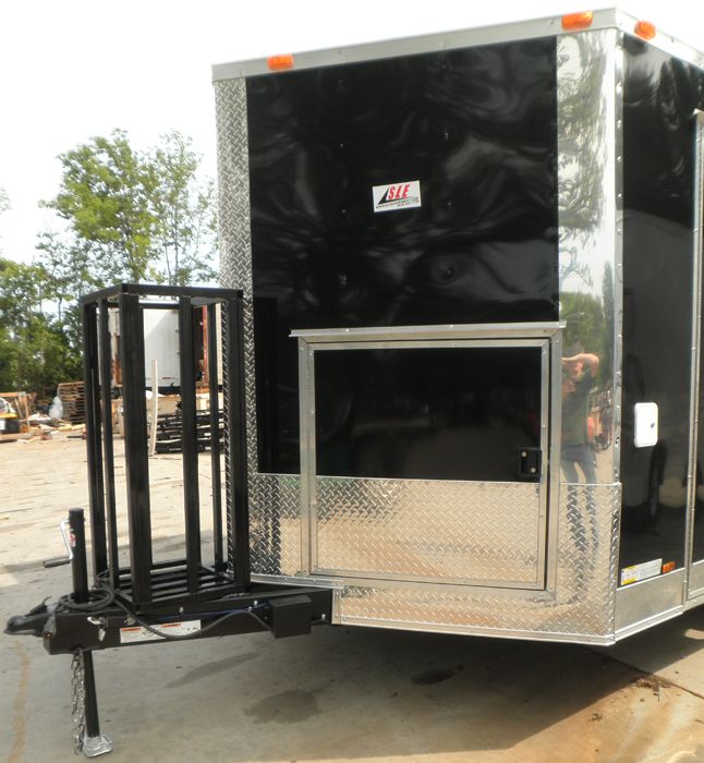 Concession Trailer 8.5'x14' Black - Food Vending Concession Event