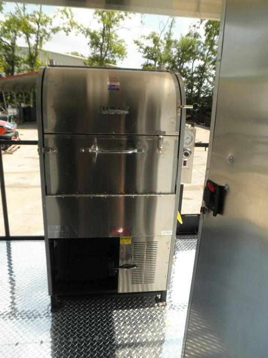 Concession Trailer 8.5'x20' White - BBQ Smoker Vending Concession