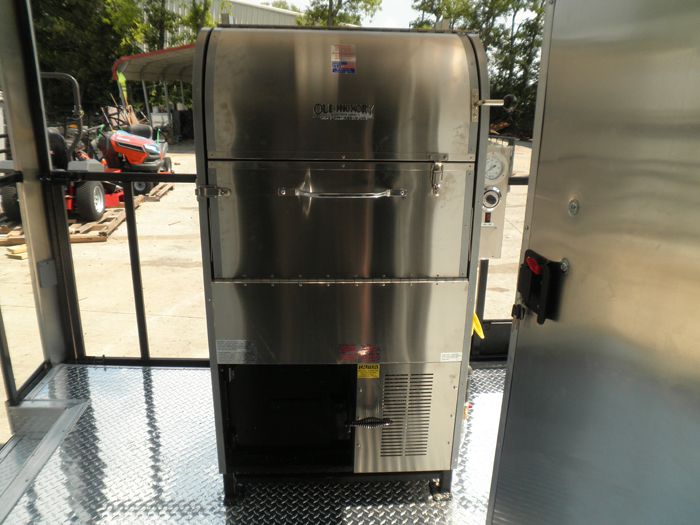 Concession Trailer 8.5'x20' White - BBQ Smoker Vending Concession