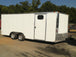 Enclosed Trailer 8.5'x18' White Side