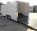 Enclosed Trailer 8.5' X 18' White - Car ATV Bike Hauler - 3500 lb Axles Storage - SLE Equipment - 4