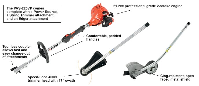 Echo PAS-225VP Pro Attachment Multi Task Tool Power Head