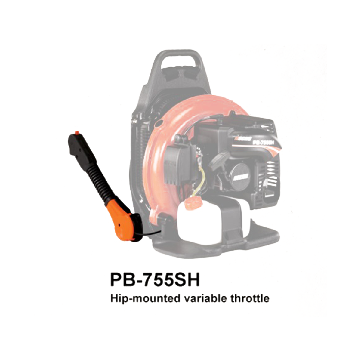 Echo PB-755SH Backpack Blower Hip Mounted 63.3cc