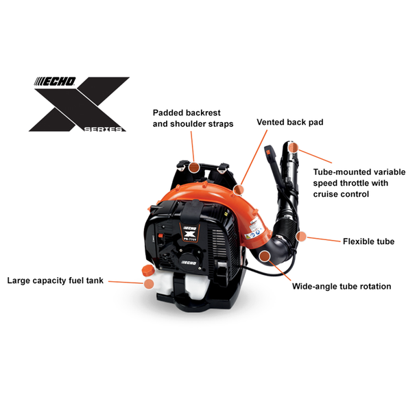 Echo PB-770T Backpack Leaf Blower 2-Stroke Engine