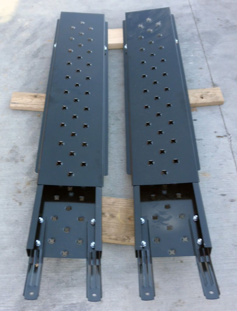 Ohio Steel 1084C 1200 lb Capacity Folding Arched Steel Ramps