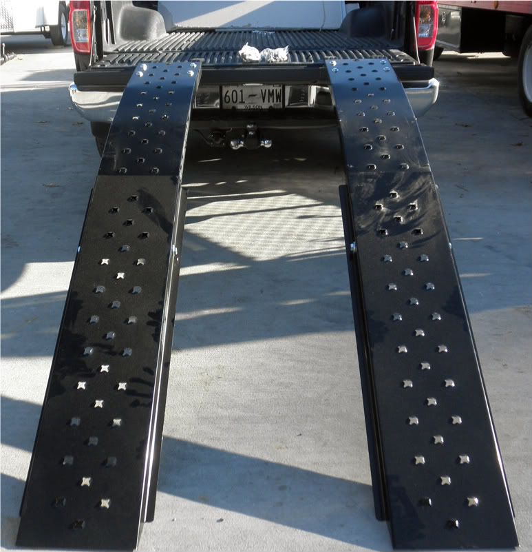 Ohio Steel 1084C 1200 lb Capacity Folding Arched Steel Ramps