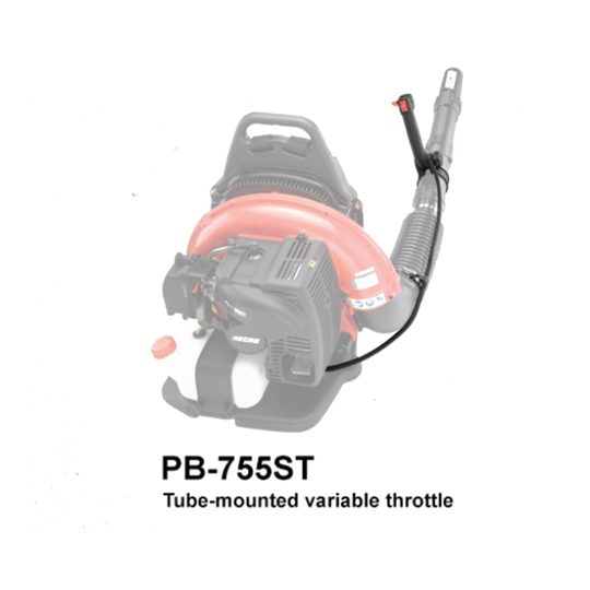 Echo PB-755ST Backpack Blower Tube Mounted 63.3cc