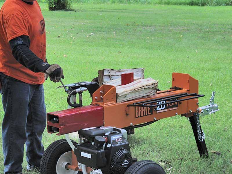 Brave 20 Ton Dual Split Horizontal Log Splitter Honda 160cc