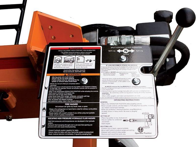 Brave 20 Ton Dual Split Horizontal Log Splitter Honda 160cc