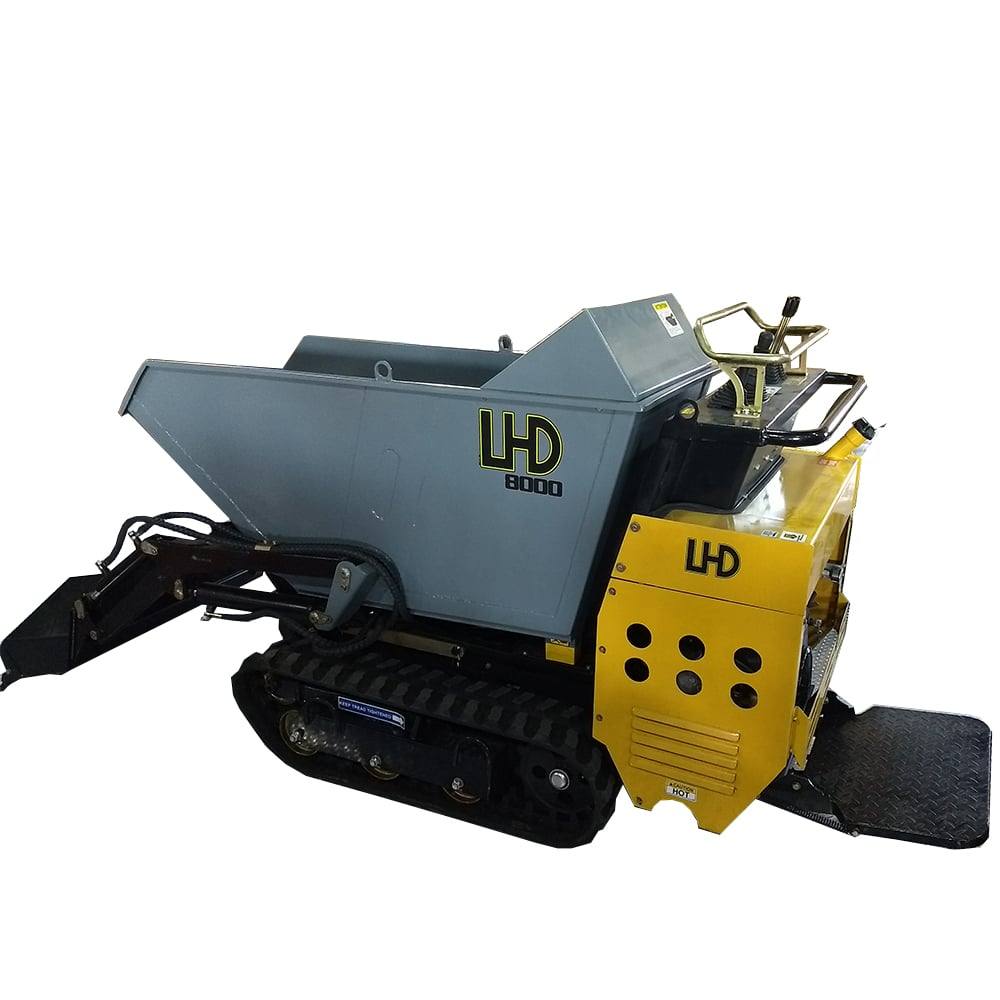 LHD 8000 Articulating shovel and digging teeth side