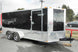 Enclosed Trailer 7' X 16' Custom Built - Motorcycle ATV Car Event (Black) Storage - SLE Equipment - 3