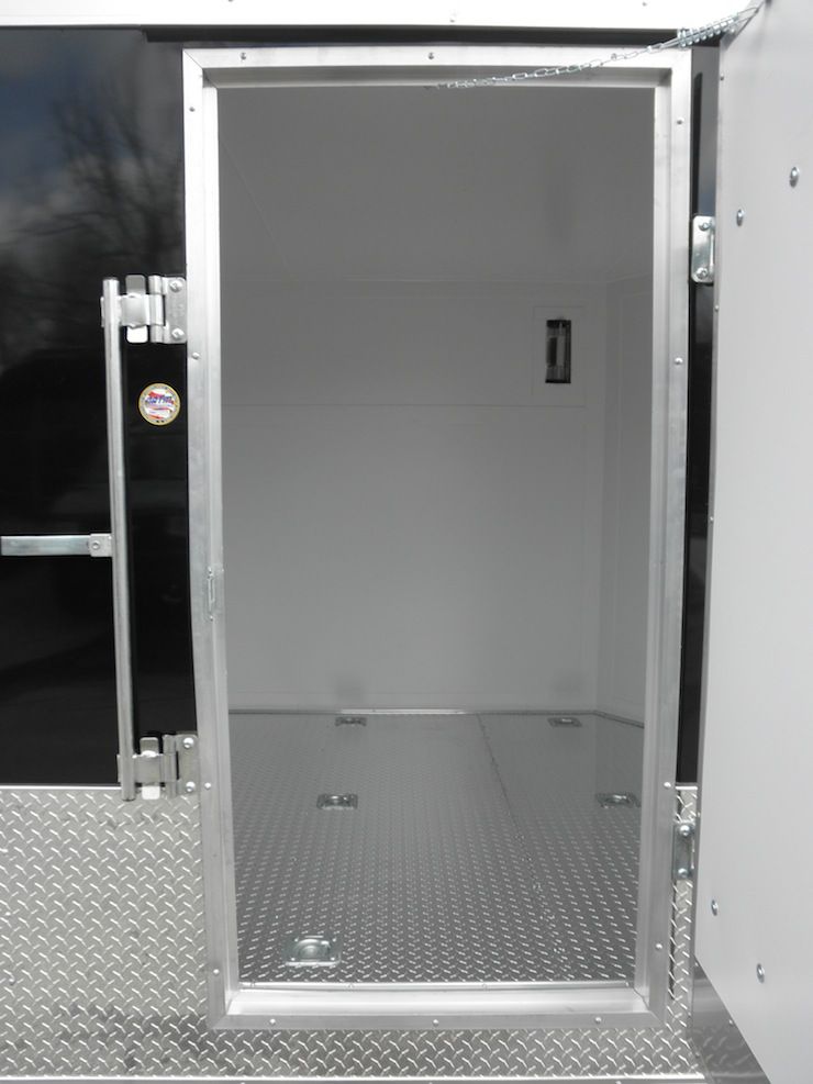 Enclosed Trailer 7'x16' Custom Built White Background