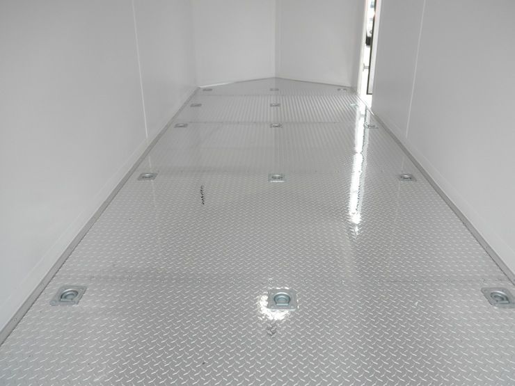 Enclosed Trailer 7'x16' Custom Built White Background