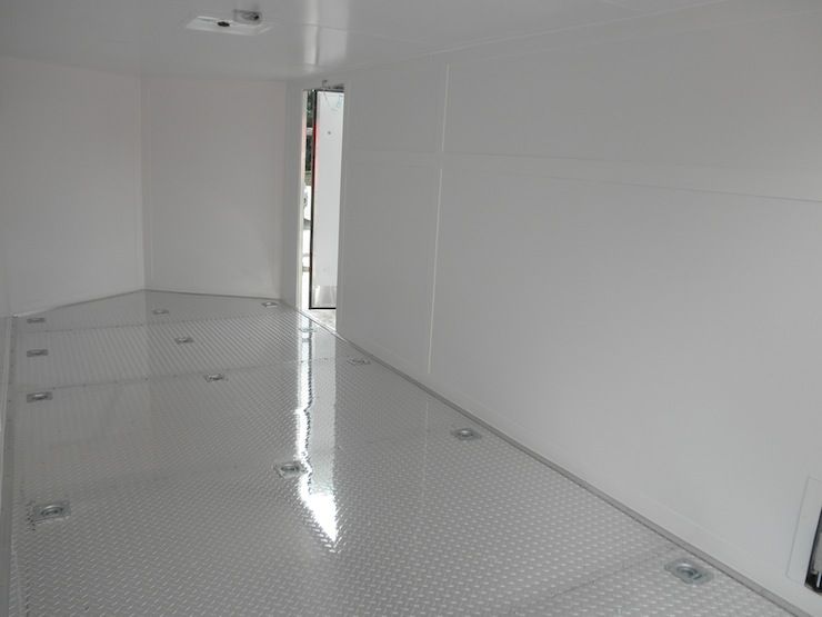 Enclosed Trailer 7'x16' Custom Built White Background