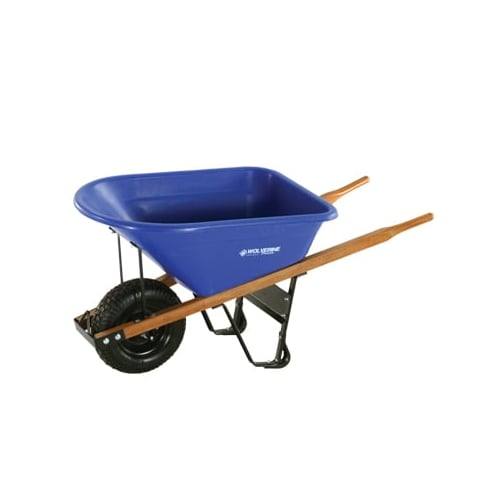 Wolverine P6WB4.5 Wheelbarrow Single Tire Wood Handles