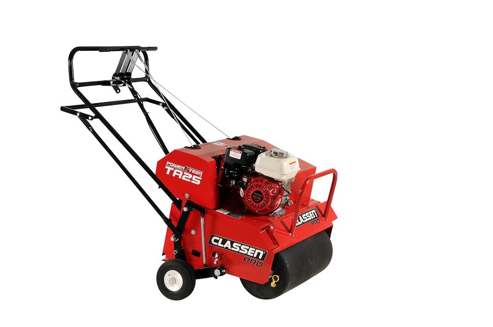 Classen TA-25D Aerator 25" Split Drive Walk Behind Honda GX120