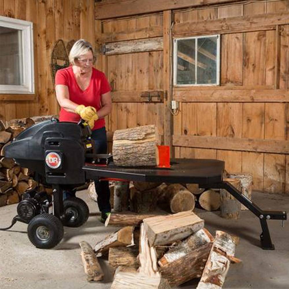 DR Power WR33122ACN RapidFire Flywheel Log Splitter 22 Ton Front Right View