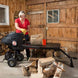 DR Power WR33122ACN RapidFire Flywheel Log Splitter 22 Ton Front Right View