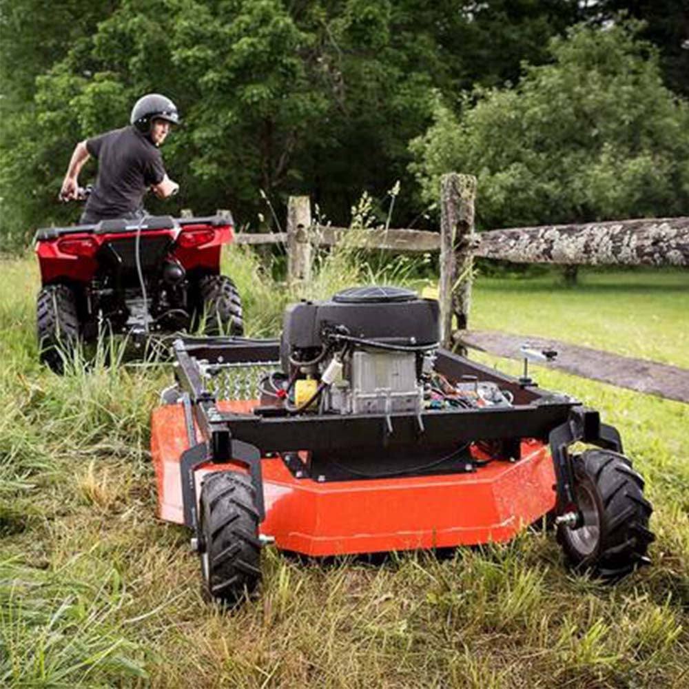 DR Power TB21044DEN Field and Brush Mower Attachment Front Right View