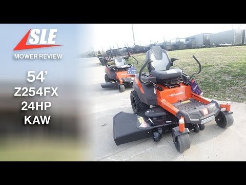 Husqvarna Z254FX 24HP Kawasaki Zero Turn Mower (Scratch and Dent) Video. 