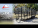 Review of 7x18 Tandem Straight Deck Utility Trailer with 6ft Mesh Sides & Ladder Racks | #trailer