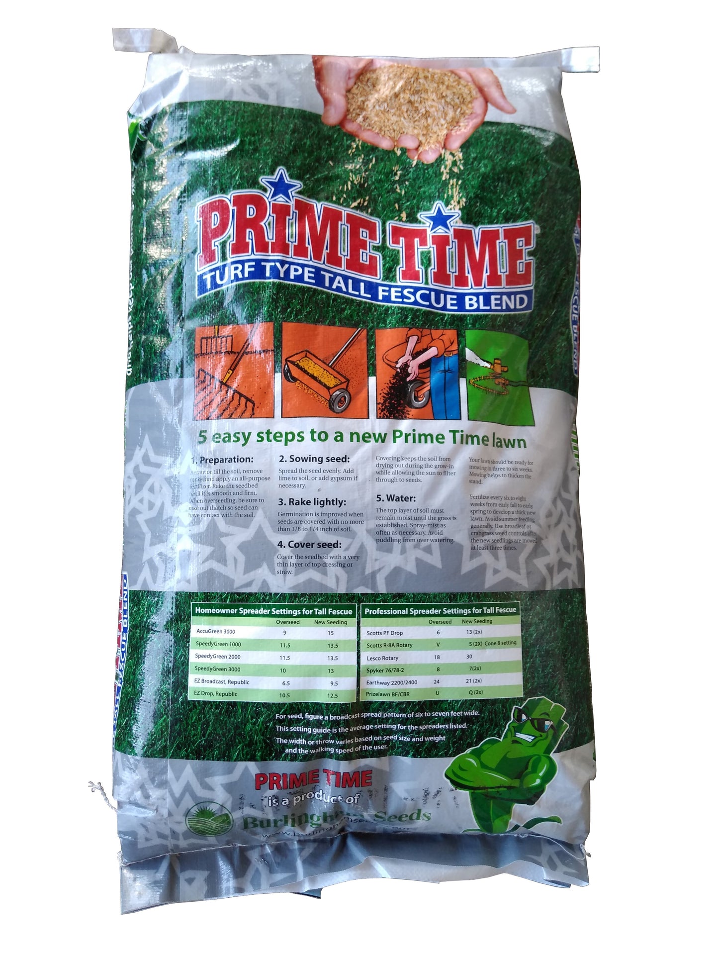 Prime Time Premium Grass Seed  Pack of 40