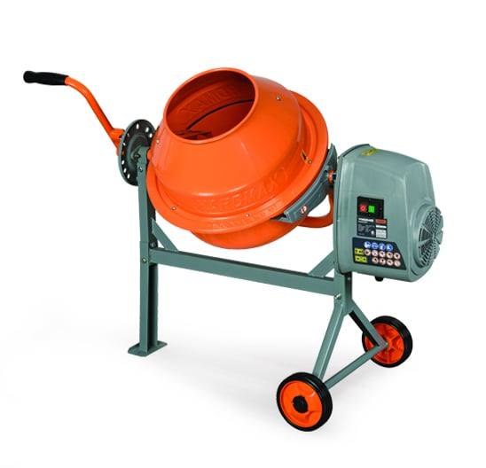 YardMax YM0046 - 1.6 Cu Ft Concrete Mixer .2HP 9" Opening