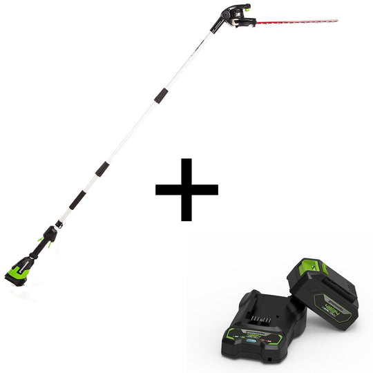 Greenworks PTE346 Commercial 18" Pole Hedge Trimmer 48/24V