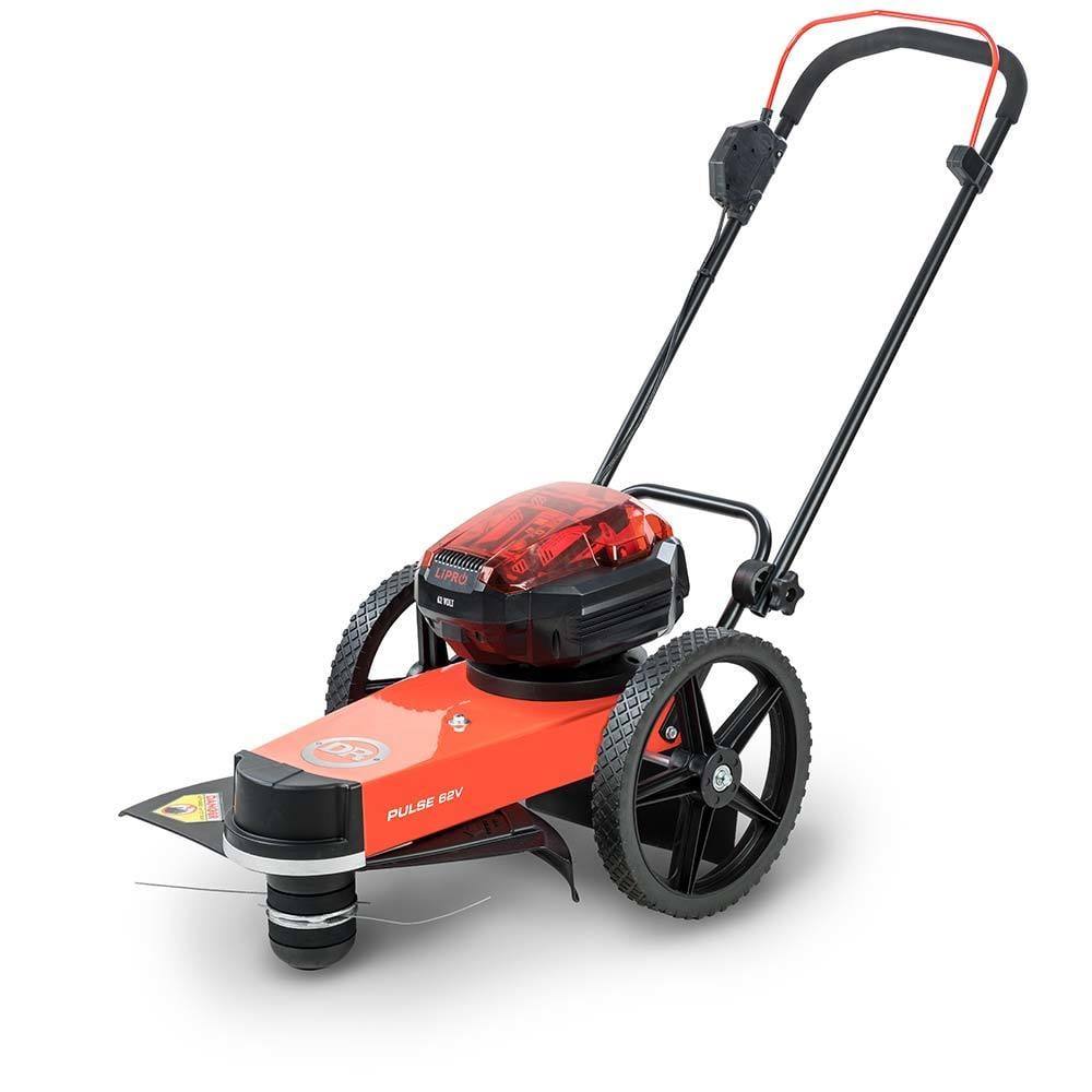 DR Power T4X3062XEN 62V Battery Powered Trimmer Mower Front Right View