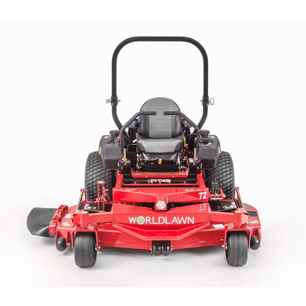 WorldLawn Python 72" Zero Turn Mower Front Left