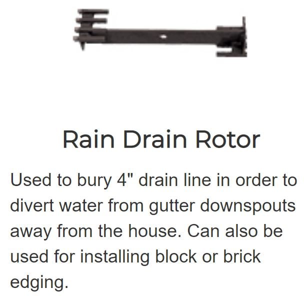 Brave Pro 702-102 Rain Drain Rotor 4-1/2" x 6" Accessory