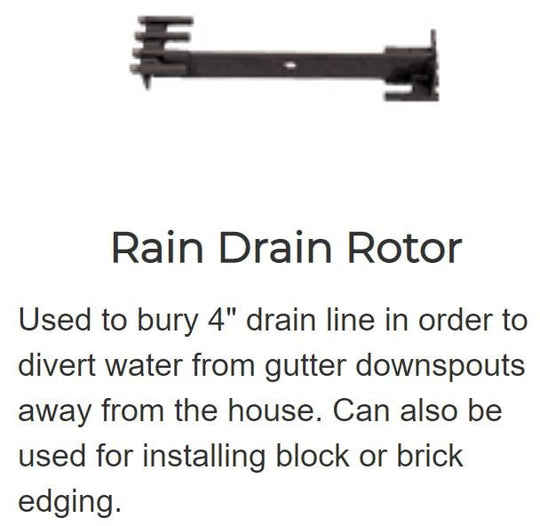 Brave Pro 702-102 Rain Drain Rotor 6" x 4-1/2" Accessory