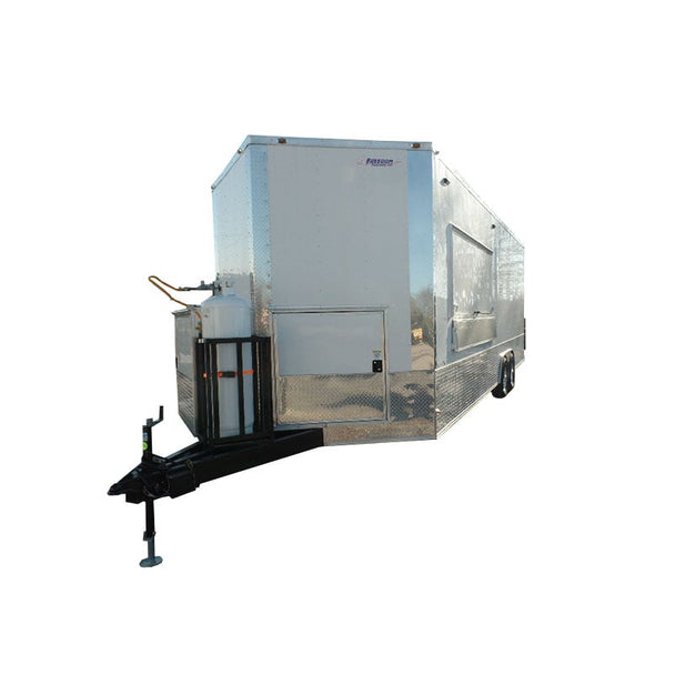 8.5' x 24' White Concession Food Trailer With Appliances