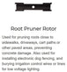 Brave Pro Root Pruner Rotor 4" X 1/2" Depth 2 Points