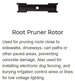 Brave Pro Root Pruner Rotor 5" X 1-1/2" Depth 2 Points