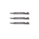 Rotary Genuine Part 1031 MTD BLADE 21 - 3/16"X 6 PT. STAR Pack of 3 - SLE Equipment - 2