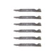 Rotary Genuine Part 1031 MTD BLADE 21 - 3/16"X 6 PT. STAR Pack of 6 - SLE Equipment - 1