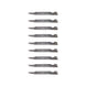 Rotary Genuine Part 1031 MTD BLADE 21 - 3/16"X 6 PT. STAR Pack of 9 - SLE Equipment - 1