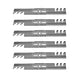 Rotary Genuine Part 10633 COMMERCIAL MULCHER BLADE 22" X 1" UNIVER Pack of 6 - SLE Equipment - 1