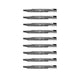 Rotary Genuine Part 1065 GRAVELY BLADE 13 - 7/8" X 5/8" Pack of 9 - SLE Equipment - 1