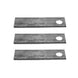 Rotary Genuine Part 10968 BLUEBIRD FLAIL BLADE 4"X1/2" REPL 5001 N Pack of 3 - SLE Equipment - 2